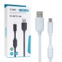 CABO CELULAR USB A MACHO X USB V8 2.0 1,5MTRS COM FILTRO PRETO/BRANCO LE4019V8 LELONG