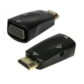 CONVERSOR HDMI X VGA SAIDA R/L PLUG 5+