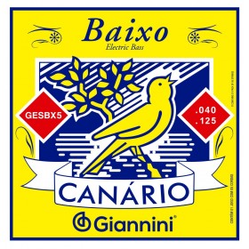 ENCORDOAMENTO BAIXO 5 CORDAS SUPER LEVE .040 GESBX5 CANARIO GIANNINI