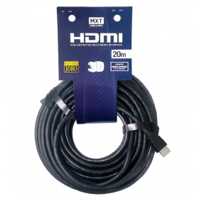 CABO HDMI 4K ULTRA HD 2.0 COM FILTRO 20MTRS DOURADO MXT