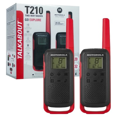 RADIO COMUNICADOR T200/T210MC 32KM COM 2 RADIOS MOTOROLA