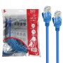 CABO REDE PATCH CORD CAT5E UTP AZUL RJ45 20MTRS 5+