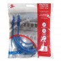 CABO REDE PATCH CORD CAT5E UTP AZUL RJ45 3MTRS 5+