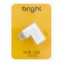 HUB USB 3 PORTAS 2.0 BRANCO 0335 BRIGHT
