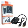 CONVERSOR HDMI X VGA COM AUDIO LEY01 IMPORTADO