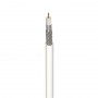 CABO COAXIAL RG6 60% 100MTRS BRANCO CABLETECH